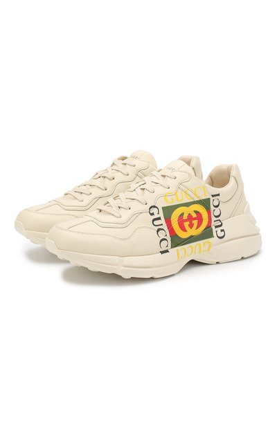 Кожаные кроссовки rhyton GUCCI, арт. 500878/DRW00, фото 1