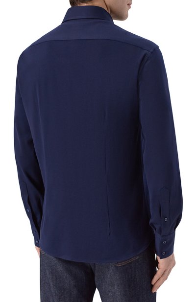 Хлопковая рубашка BRUNELLO CUCINELLI, арт. M0B136686, фото 4