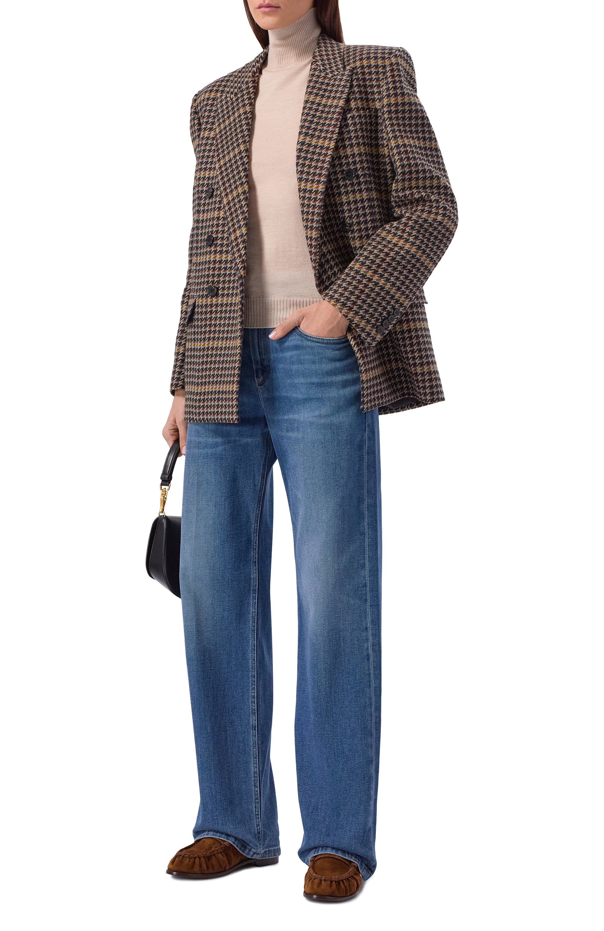 Замшевые пенни-лоферы le loafer SAINT LAURENT, арт. 818908/27DTT, фото 3