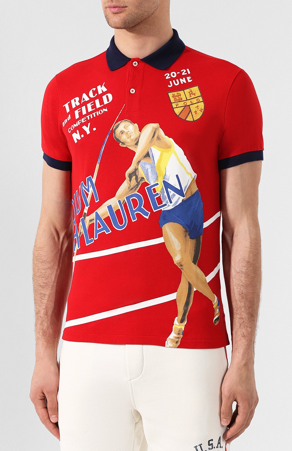 Хлопковое поло POLO RALPH LAUREN, арт. 710746457, фото 3