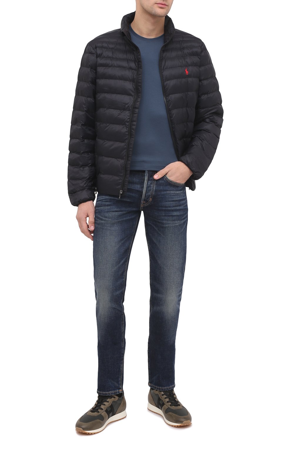 Комбинированные кроссовки HOGAN хаки цвета по цене 45500 руб., арт. HXM4290CZ620EI, фото 2 Комбинированные кроссовки HOGAN, арт. HXM4290CZ620EI, фото 2