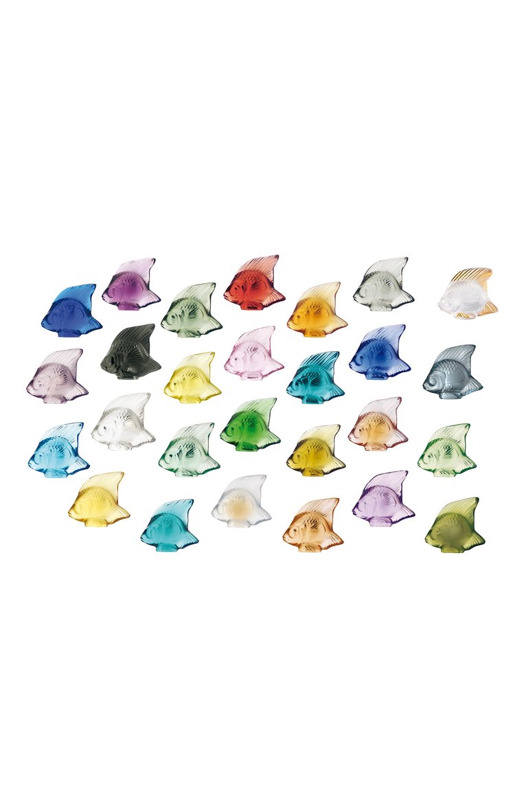 Фигурка рыбка LALIQUE серого цвета, арт. 10673000 | Фото 3 (Статус проверки: Проверена категория; Коллекция: Fish; Региональные ограничения белый список (Axapta Mercury): Не проставлено; Нос: Не проставлено; Ограничения доставки: fragile-2)