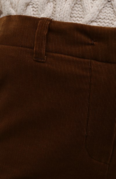 Вельветовые брюки LORO PIANA коричневого цвета по цене 79200 руб., арт. FAL9461, фото 5 Вельветовые брюки LORO PIANA, арт. FAL9461, фото 5