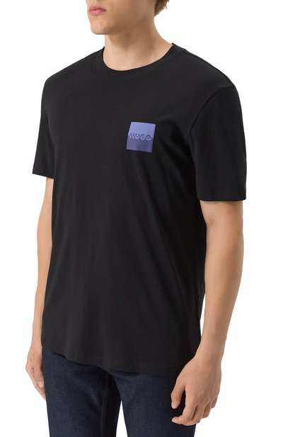 Хлопковая футболка HUGO, арт. 50544458, фото 3