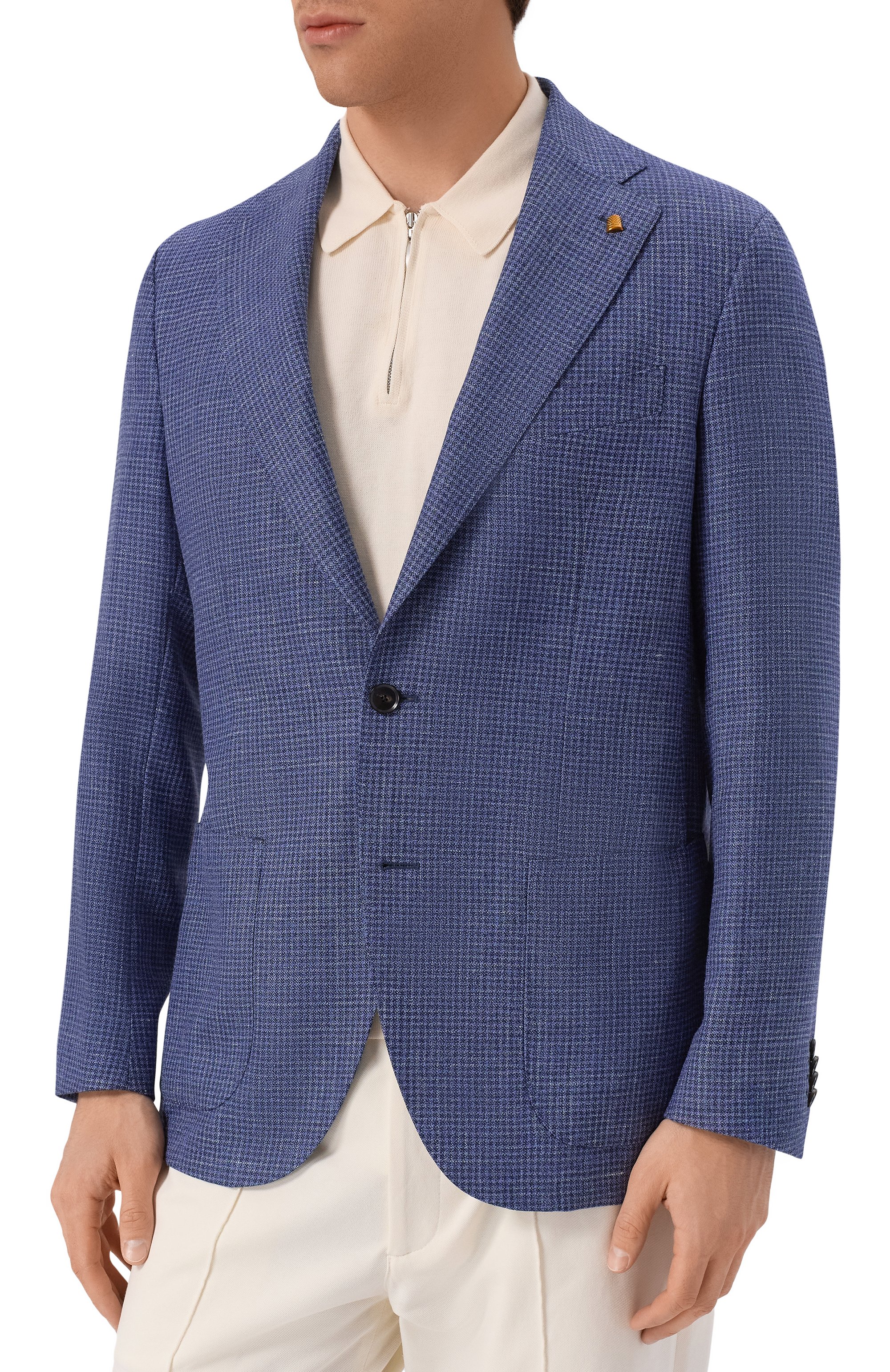 Пиджак из шерсти и шелка SARTORIA LATORRE, арт. EF74/UH0363, фото 5