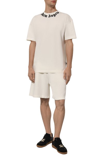 Хлопковая футболка PALM ANGELS, арт. PMAA001F24JER007, фото 2