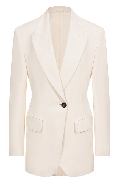 Женский жакет из вискозы и льна BRUNELLO CUCINELLI, арт. MH1262682