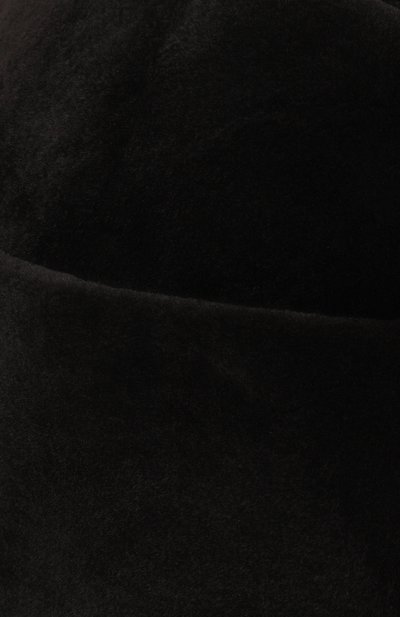 Пилотка из меха норки VICTORIA KUSENKOVA темно-коричневого цвета по цене 74580 руб., арт. 360210004132, фото 3 Пилотка из меха норки VICTORIA KUSENKOVA, арт. 360210004132, фото 3