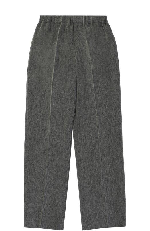 

Брюки прямого кроя из вискозы с эластичным поясом Caf, Серый