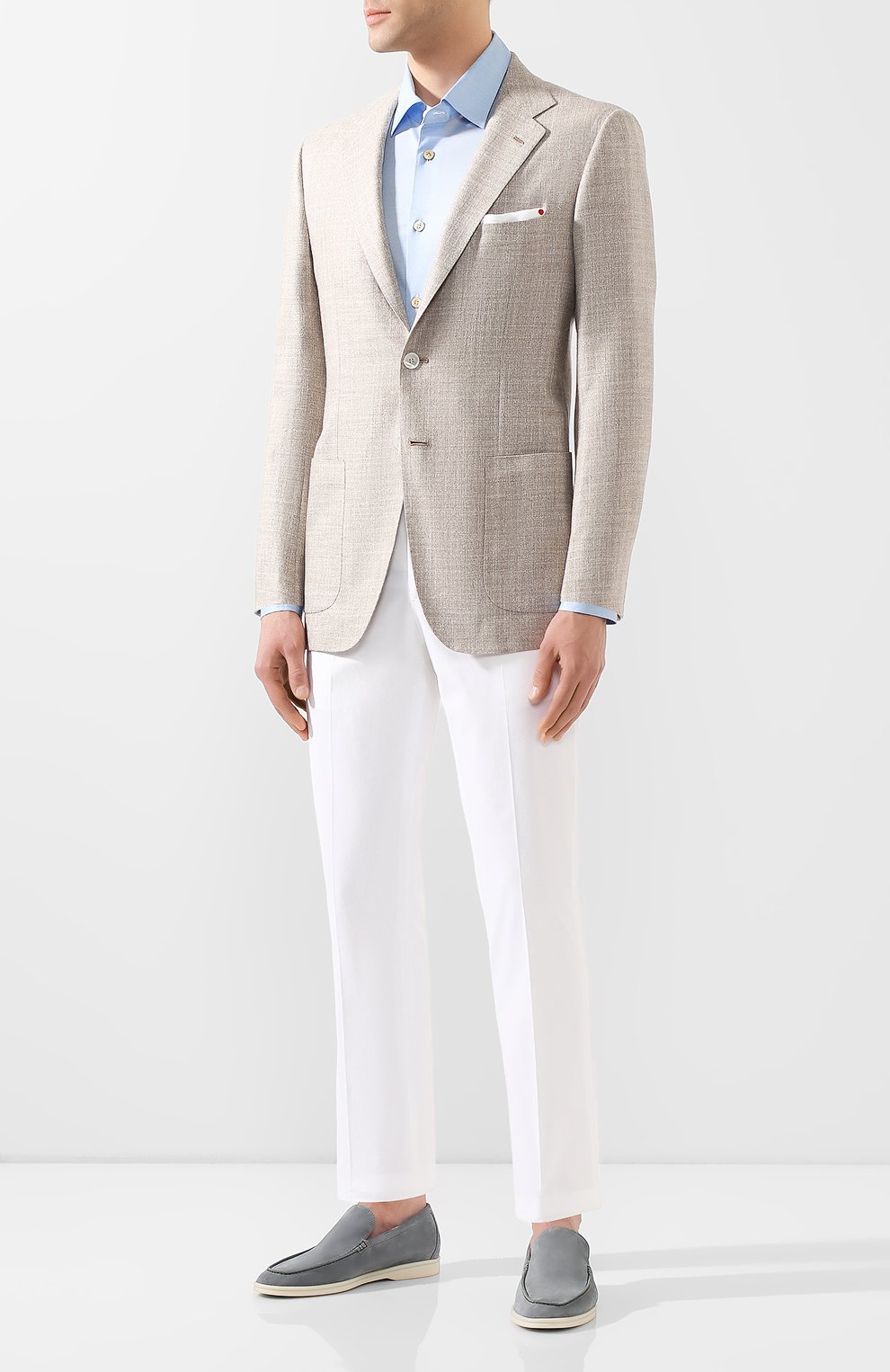 Замшевые лоферы summer walk LORO PIANA, арт. FAE8124, фото 2