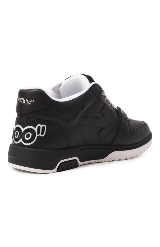 Кожаные кеды Out of Office Off-White 0MIA189F25LEA006 Чёрный  0MIA189F25LEA006 Фото 5
