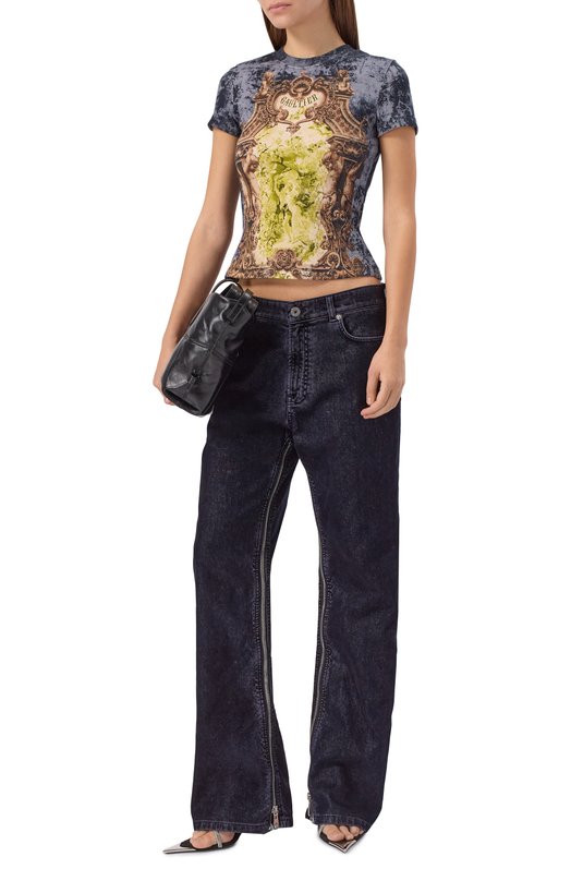 Хлопковая футболка Jean Paul Gaultier 25/04-W-T0301/J013P Разноцветный  25/04-W-T0301/J013P Фото 2