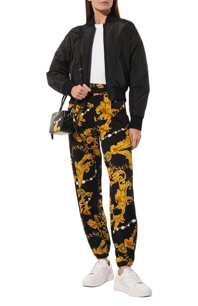 Хлопковая футболка VERSACE JEANS COUTURE, арт. 75HAHT06/CJ03T, фото 2