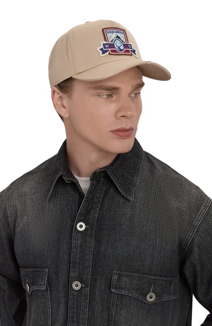 Мужская хлопковая бейсболка DSQUARED2, арт. BCM0927/05C00001