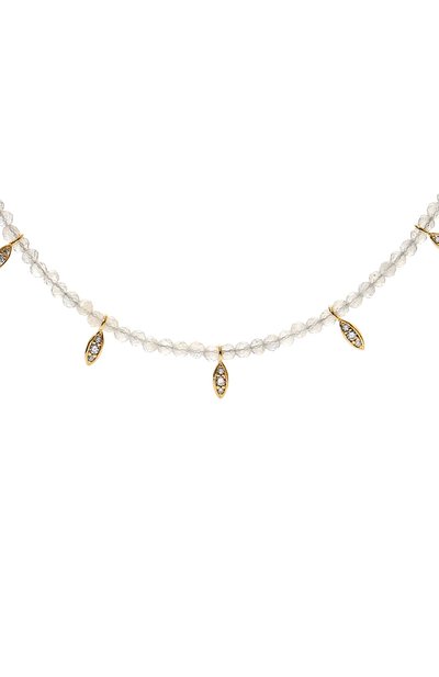 Колье HANKA_IN светло-серого цвета по цене 16550 руб., арт. J0Y-CH-LAB-NAV-0.5M, фото 3 Колье HANKA_IN, арт. J0Y-CH-LAB-NAV-0.5M, фото 3