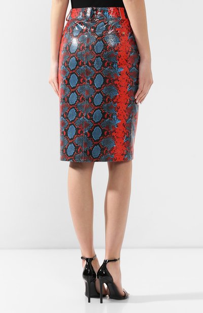 Кожаная юбка VERSACE, арт. A83011/A229292, фото 4