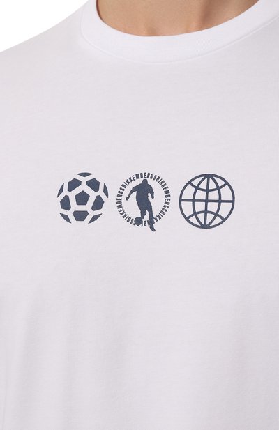 Хлопковая футболка DIRK BIKKEMBERGS белого цвета по цене 12300 руб., арт. C 4 101 2Z E 1811, фото 5 Хлопковая футболка DIRK BIKKEMBERGS, арт. C 4 101 2Z E 1811, фото 5