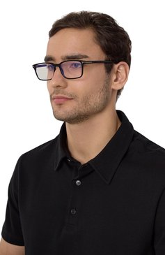 Мужские оправа TOM FORD черного цвета, арт. TF5735-B 001 54 | Фото 2 (Нос: Не проставлено; Региональные ограничения белый список (Axapta Mercury): Не проставлено; Материал: Пластик; Кросс-КТ: Оправы-мужское; Тип очков: Оправа; Оптика Гендер: оптика-мужское; Очки форма: Прямоугольные)