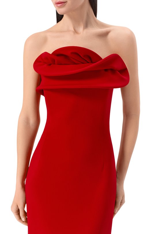 Шерстяное платье Magda Butrym 365426 Красный  365426 Фото 4