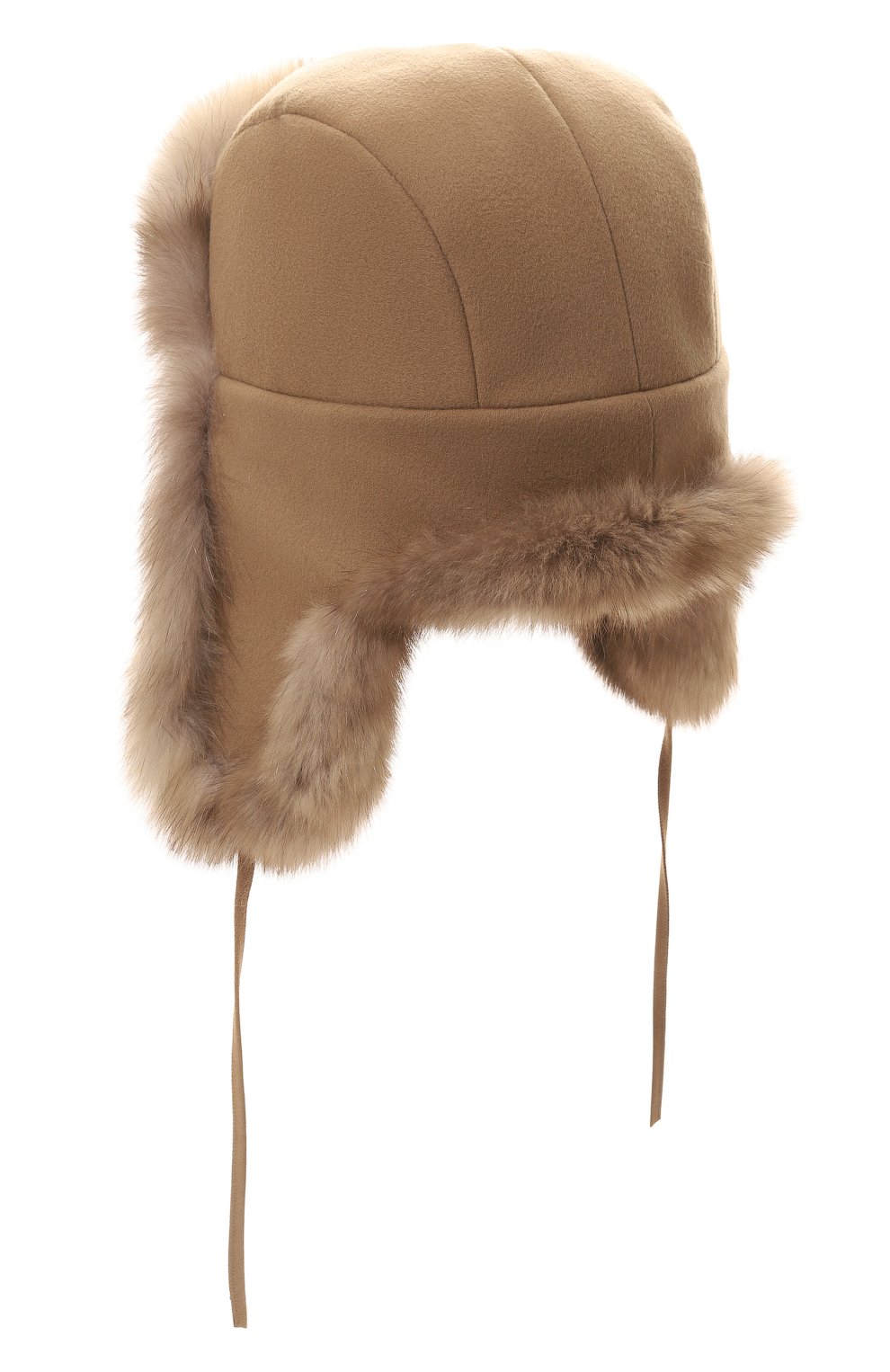 Кашемировая шапка-ушанка майкл с мехом соболя FURLAND, арт. 0201414210017100016, фото 2