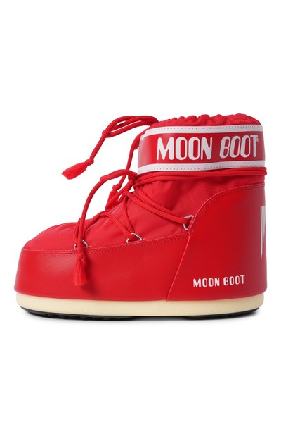 Комбинированные сапоги icon MOON BOOT красного цвета по цене 23100 руб., арт. 80D1409340, фото 3 Комбинированные сапоги icon MOON BOOT, арт. 80D1409340, фото 3