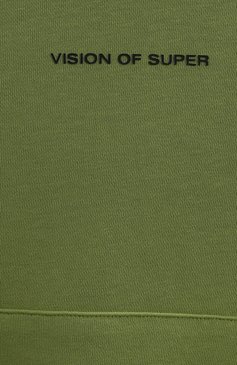 Детский хлопковое худи VISION OF SUPER хаки цвета, арт. MFV4102J | Фото 3 (Рукава: Длинные; Мальчики Кросс-КТ: Худи-одежда; Материал сплава: Проставлено; Материал внешний: Хлопок; Драгоценные камни: Проставлено; Ростовка одежда: 6 лет | 116 см, 8 лет | 128 см, 16 лет | 164 см, 12 лет | 152 см)