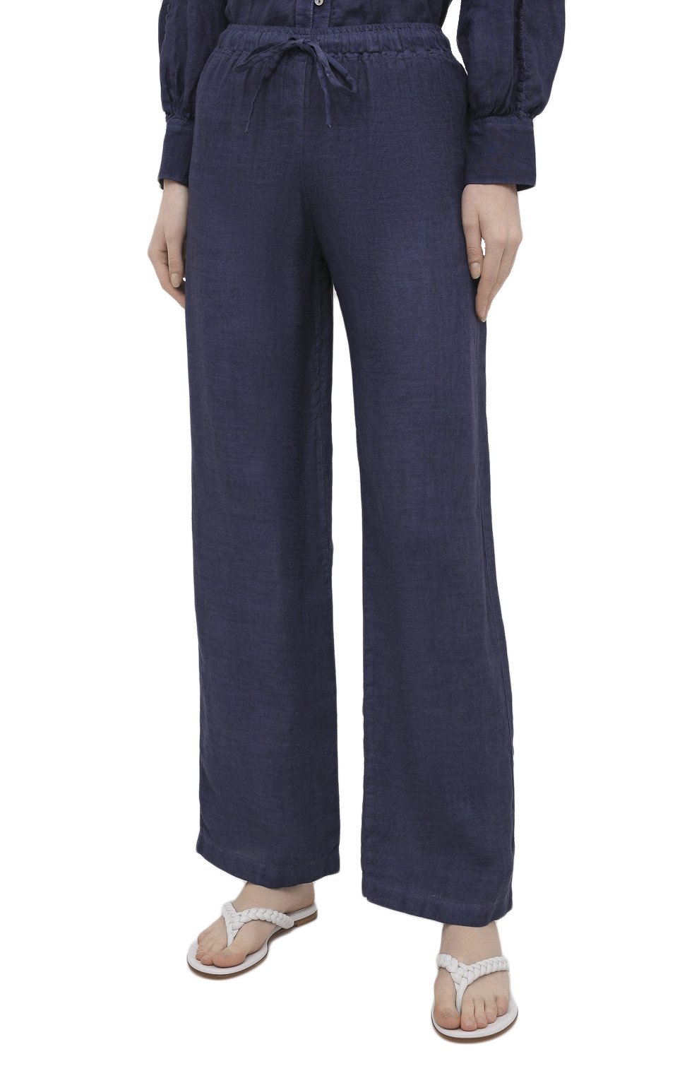 Льняные брюки 120% LINO, арт. T0W2145/0115/S00, фото 3