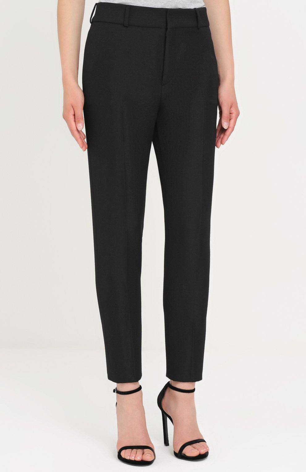 Брюки прямого кроя с карманами SAINT LAURENT, арт. 468583/Y064Q, фото 3