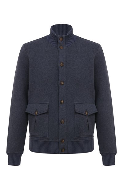 Мужской хлопковый бомбер ANDREA CAMPAGNA, арт. 78152/75805