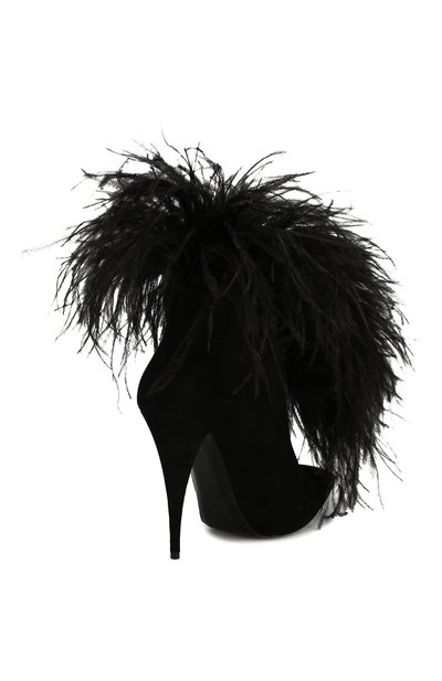 Замшевые ботильоны lily SAINT LAURENT, арт. 592209/L1B10, фото 4