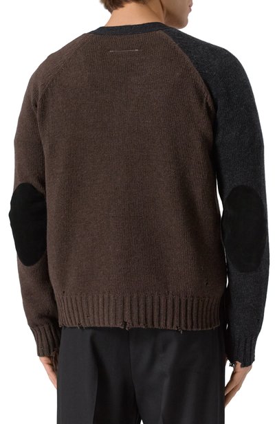 Шерстяной кардиган MM6, арт. SH2HP0013/M13160, фото 4