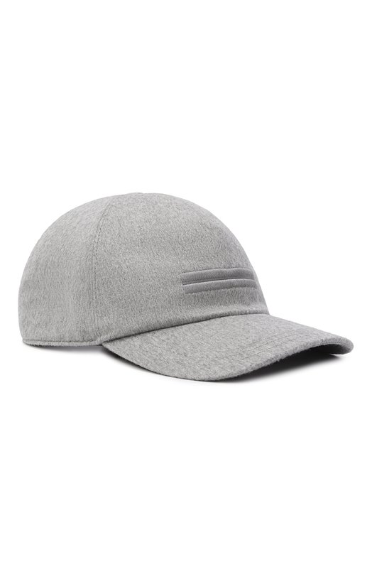 Кашемировая бейсболка Zegna B8D/Z8I09HA8 Серый B8D/Z8I09HA8