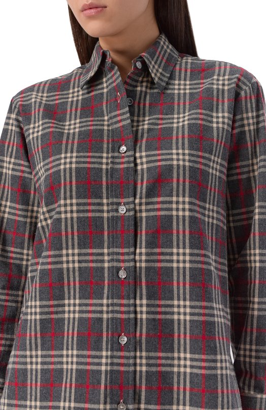 Хлопковая рубашка Academia SILVY/75DM2 Серый  SILVY/75DM2 Фото 5