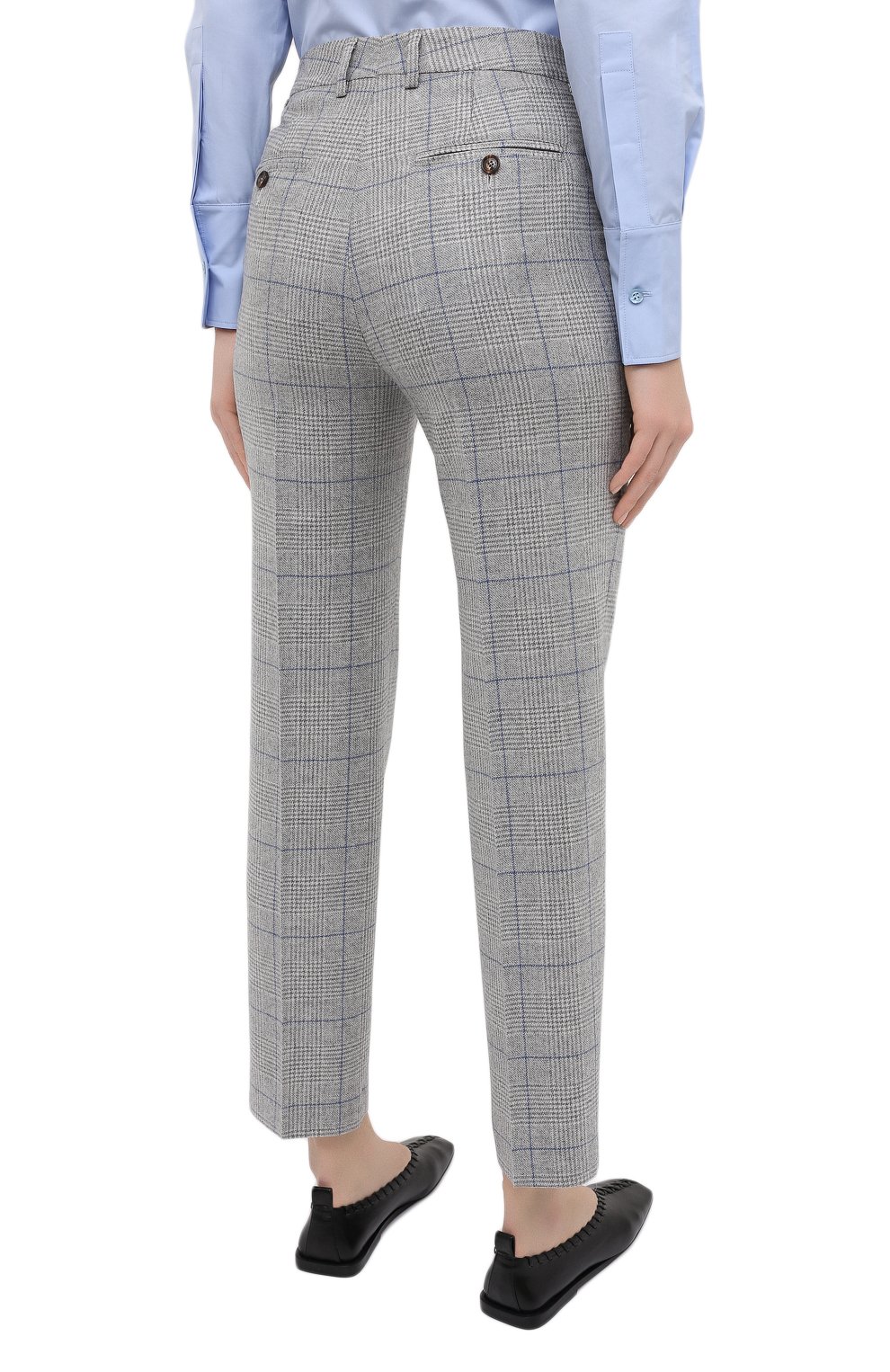 Брюки из шерсти и кашемира KITON, арт. D49109K05T13, фото 4