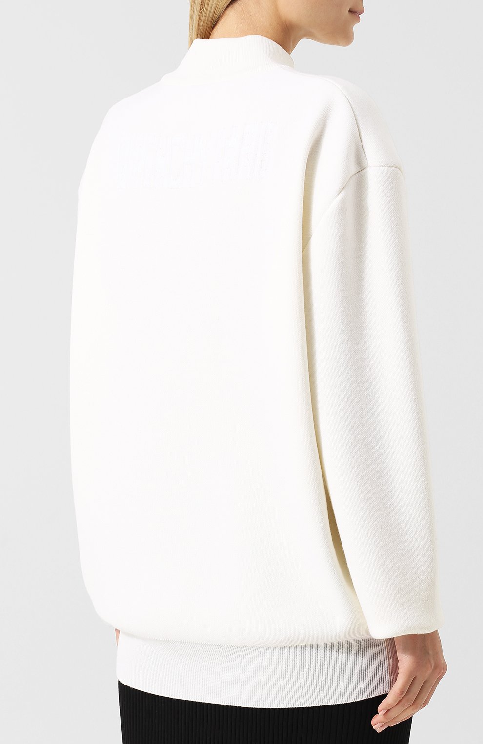 Шерстяной пуловер свободного кроя с воротником-стойкой GIVENCHY, арт. BW903E4Z2E, фото 4