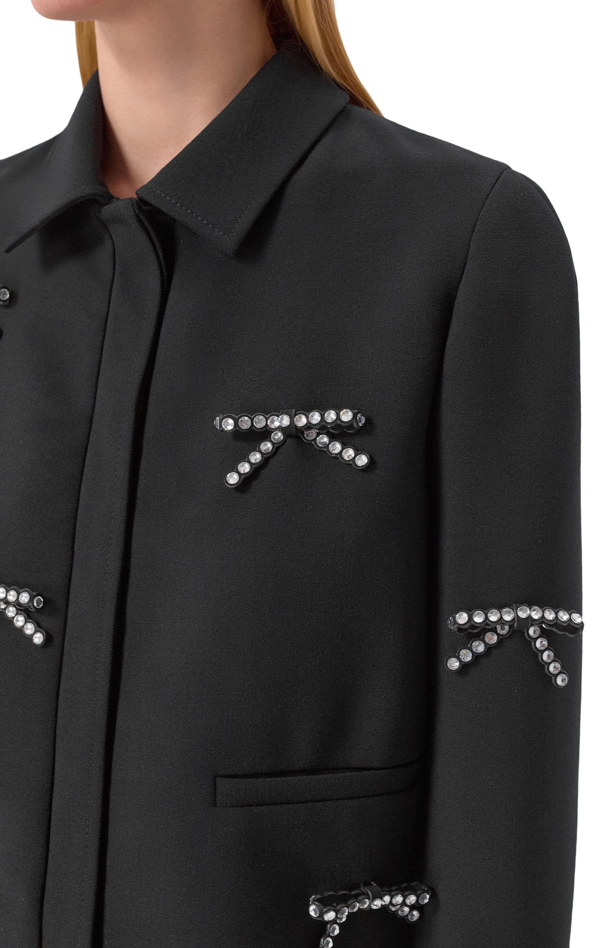 Жакет с отделкой стразами ELIE SAAB, арт. J0108, фото 5