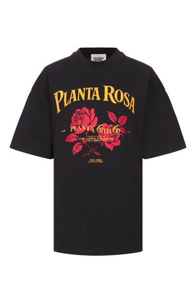 Женская хлопковая футболка PLANTA ROSA, арт. PR/T01/GARDEN-BLISS/220VELVET