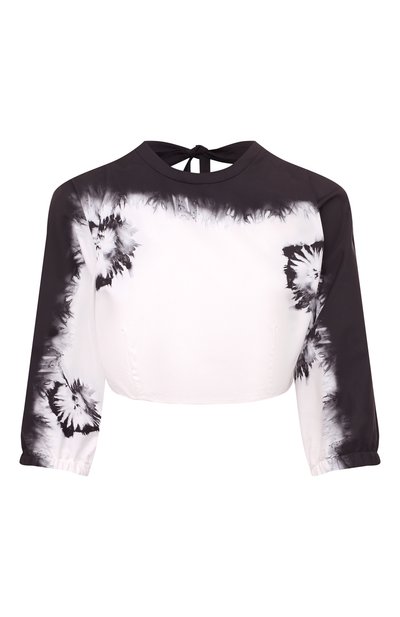 Женский хлопковый топ PRADA, арт. P929I-1ZBS-F0964-211