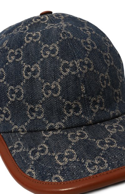 Джинсовая бейсболка GUCCI, арт. 656206 4HAC3, фото 4