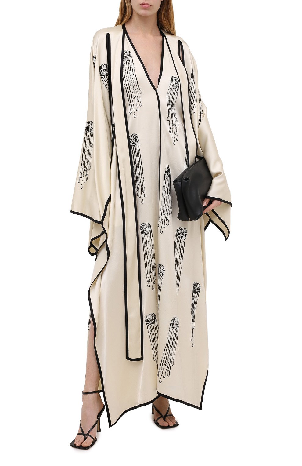 Платье из вискозы STELLA MCCARTNEY бежевого цвета по цене 392500 руб., арт. 602163/SPA32, фото 2 Платье из вискозы STELLA MCCARTNEY, арт. 602163/SPA32, фото 2