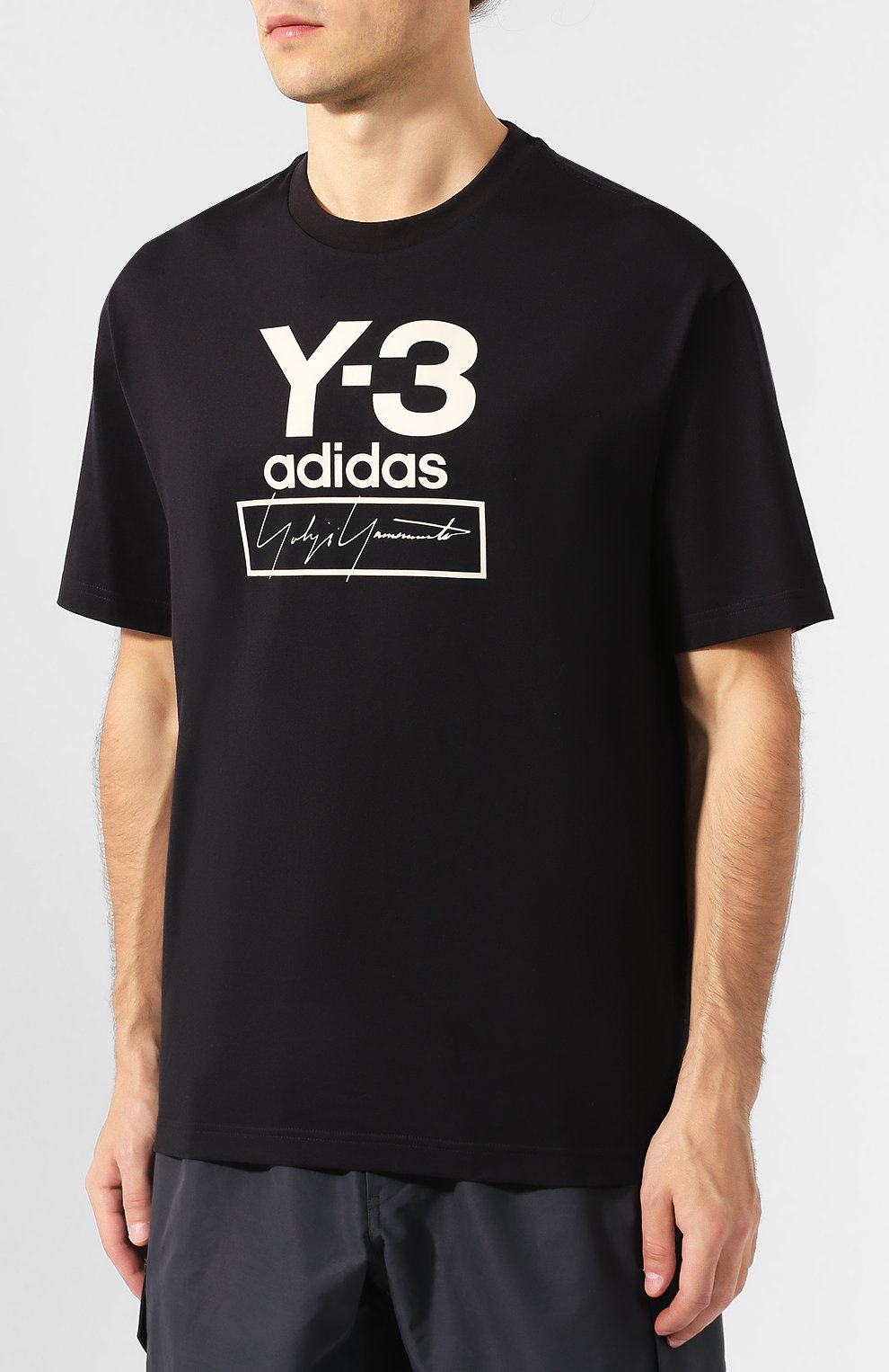 Хлопковая футболка Y-3, арт. FJ0409/M, фото 3