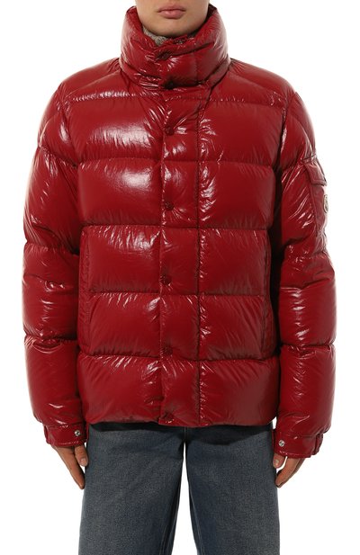 Пуховик maya 70 MONCLER красного цвета по цене 154500 руб., арт. 1A002-56-5969T, фото 3 Пуховик maya 70 MONCLER, арт. 1A002-56-5969T, фото 3