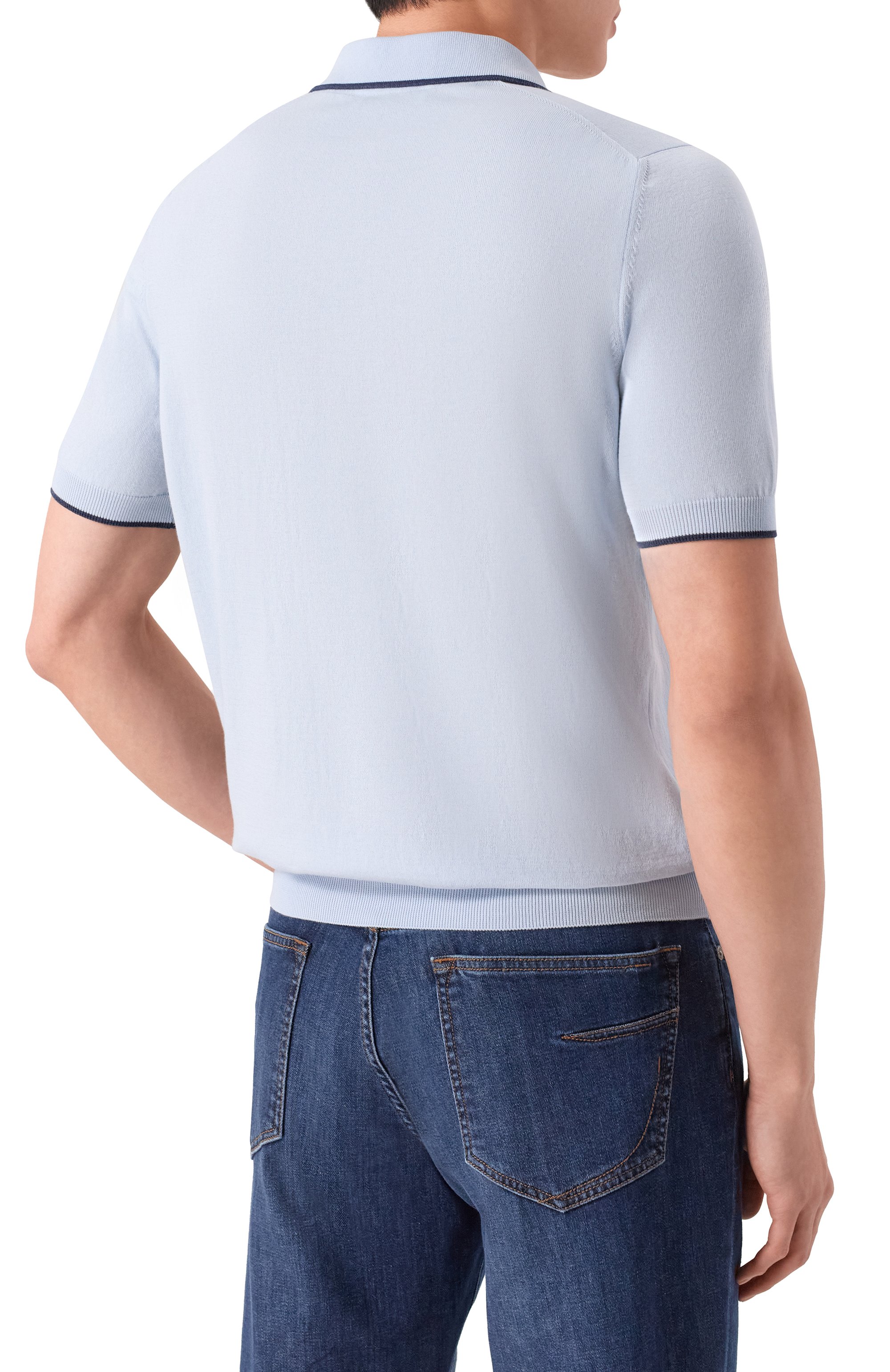 Хлопковое поло GRAN SASSO, арт. 57175/20613, фото 4