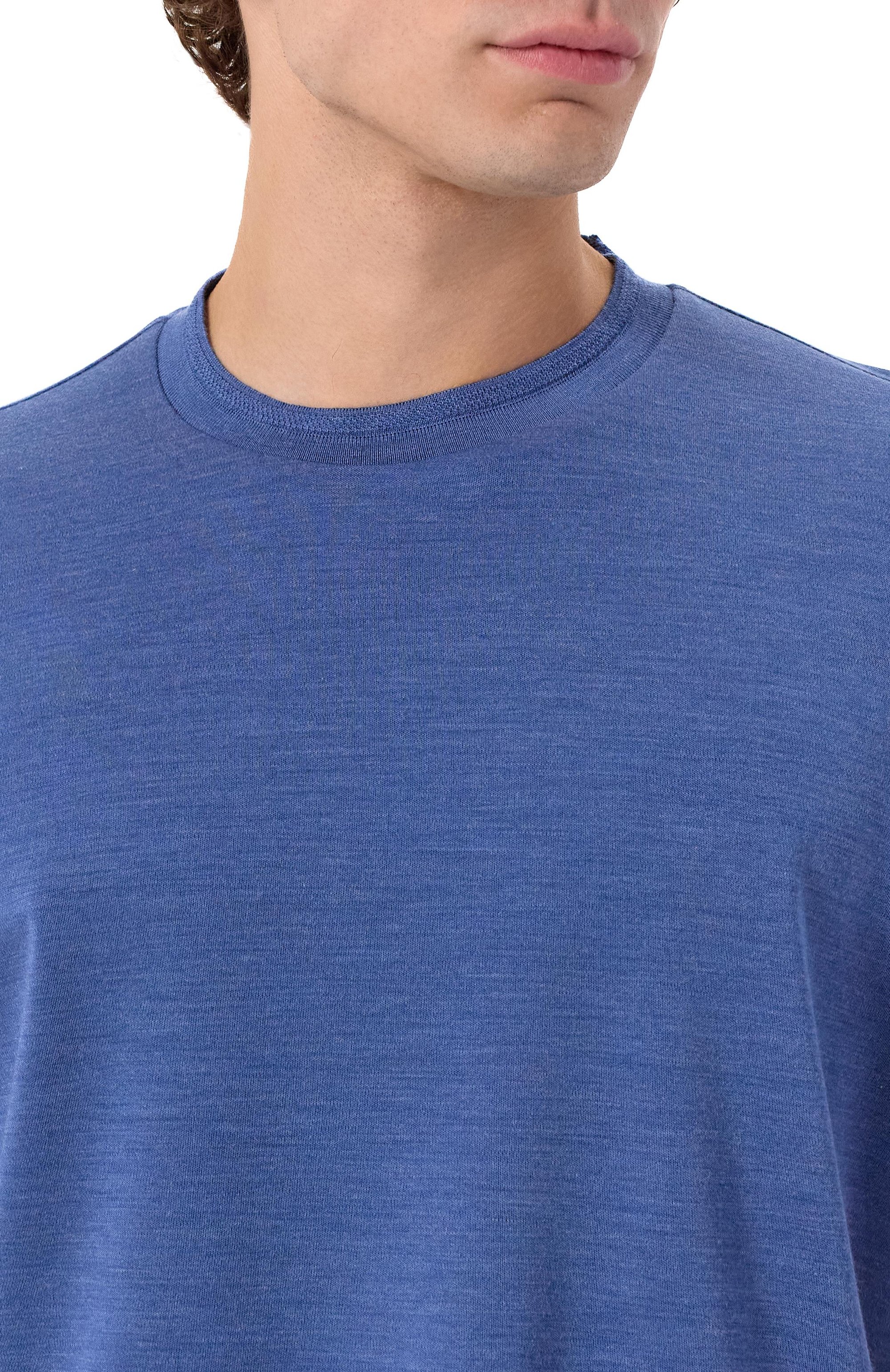 Футболка из шерсти и шелка PAUL&SHARK, арт. 15311613, фото 5