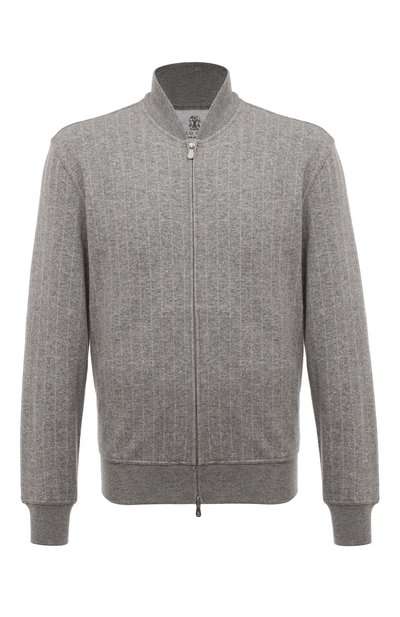 Мужской кардиган из кашемира и хлопка BRUNELLO CUCINELLI, арт. M0T789072G