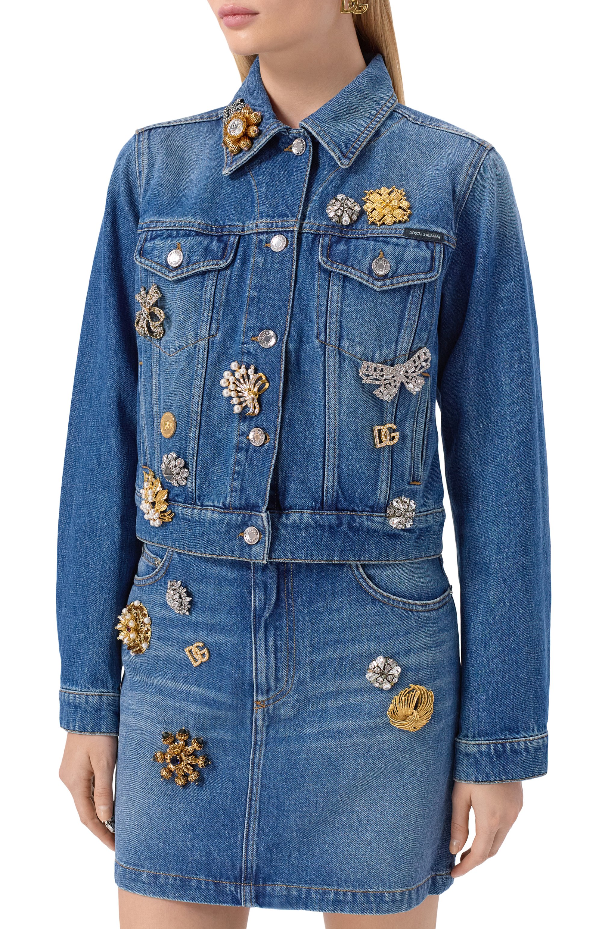 Джинсовая куртка DOLCE & GABBANA, арт. F9I46Z/G8NC7, фото 3