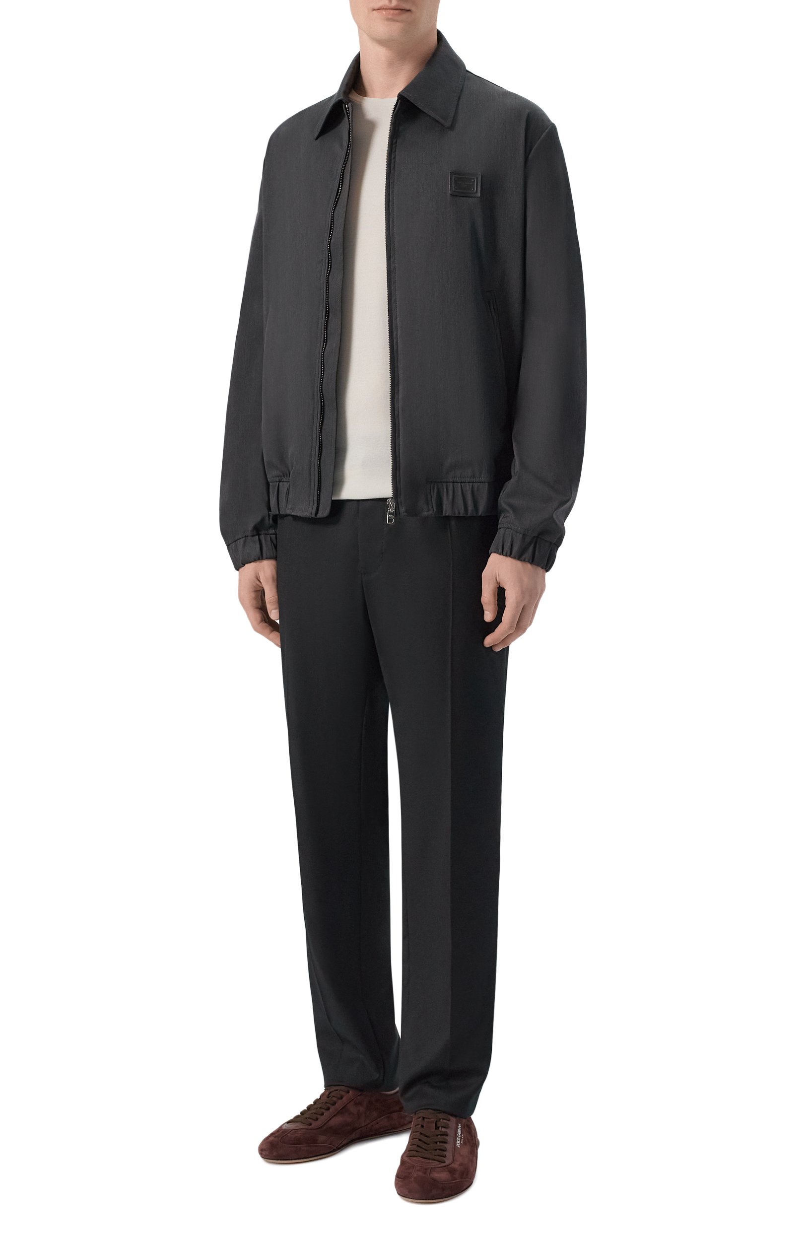 Шерстяные брюки DOLCE & GABBANA, арт. GW13ET/FUBG8, фото 2