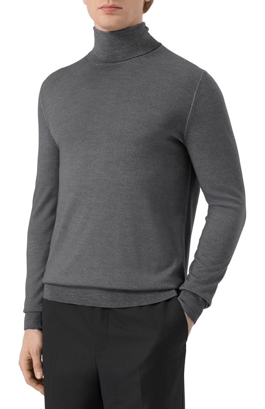 Шерстяная водолазка Andrea Campagna M5625-6301 Серый  M5625-6301 Фото 3