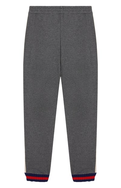 Хлопковые джоггеры с лампасами GUCCI, арт. 497950/X9L52, фото 2