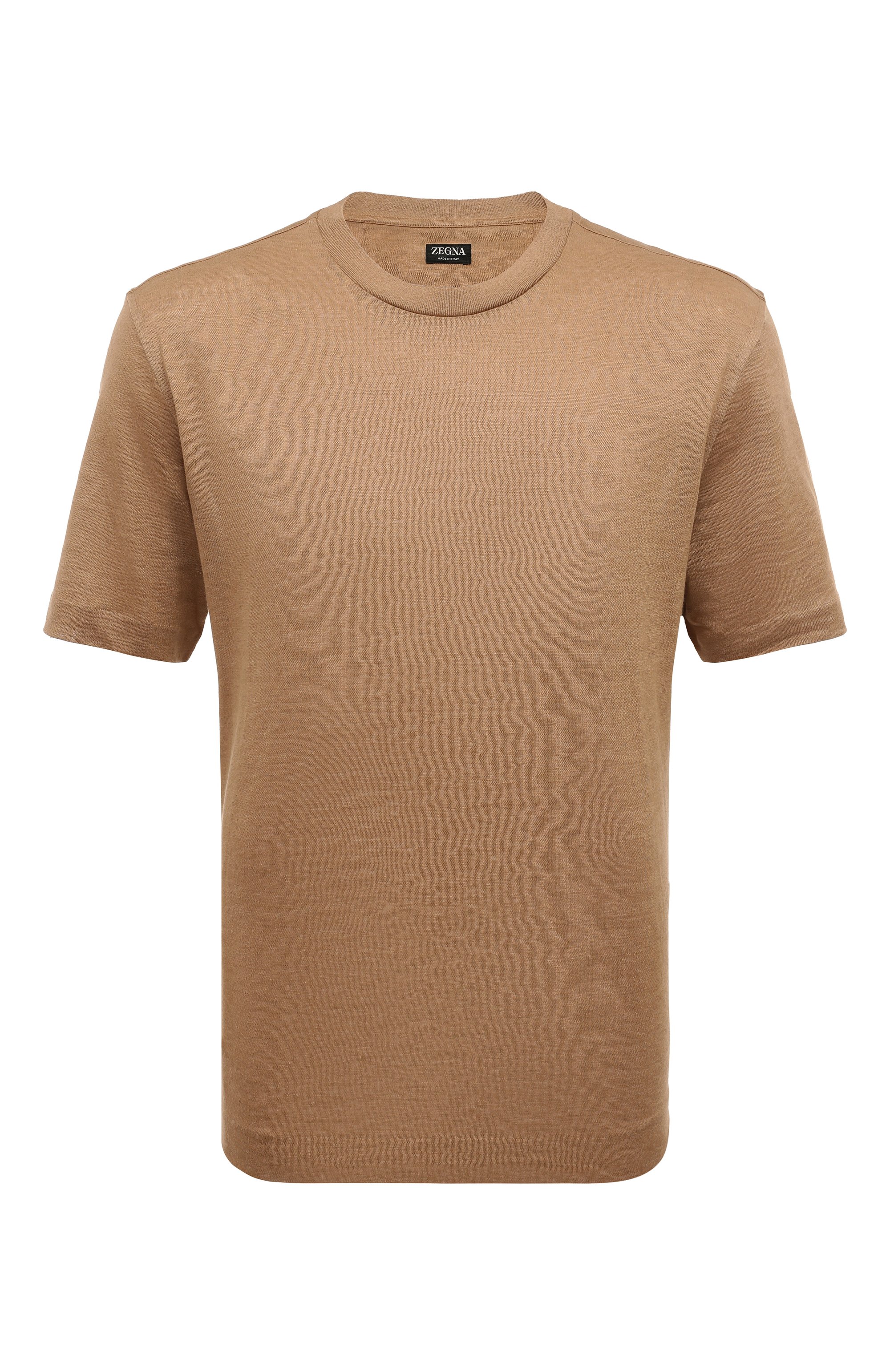 Льняная футболка ZEGNA, арт. UB349A5/B776M03, фото 1
